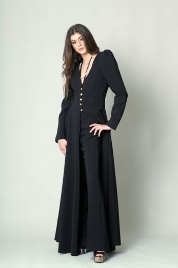 Manteau VANESSA -Pantalon ONYX noir 2