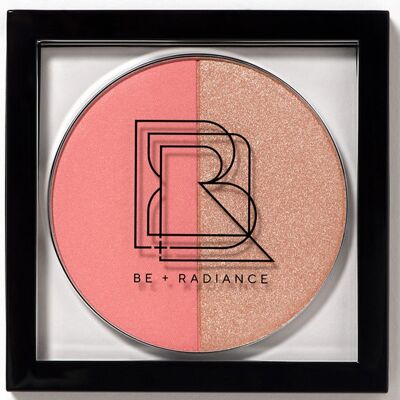 COLOR + GLOW Duo Blush + Highlighter with Probiotics 01