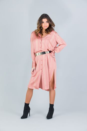 Robe Confidence Vieux Rose 1