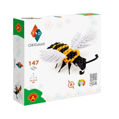Erstellen Sie Ihr eigenes 3D-Origami-Bienen-Set