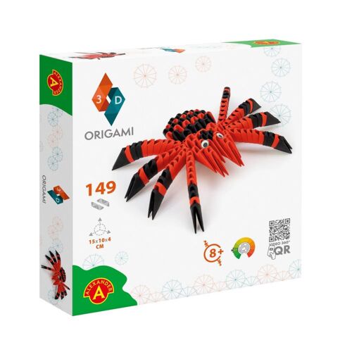Make Your Own 3D Origami Spider Kit