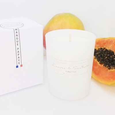 Mango papaya - cotton wick