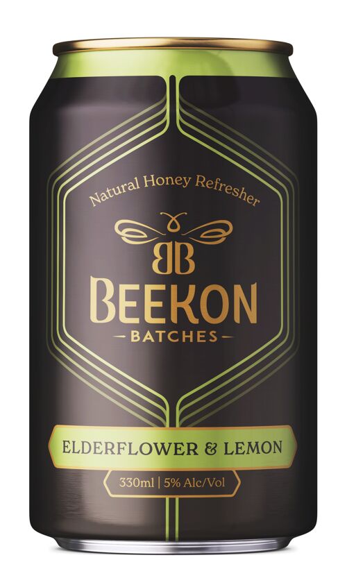 Beekon Elderflower & Lemon Cans