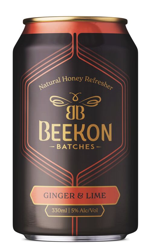 Beekon Ginger & Lime Cans