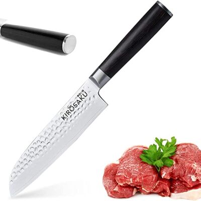 Kirosaku Premium Santoku knife, 18 cm