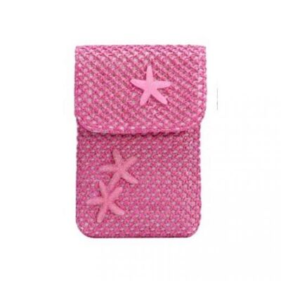 Stars pink mobile shoulder bag