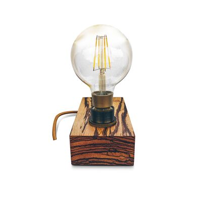 Industrial Edison Lamp "Zebrano"