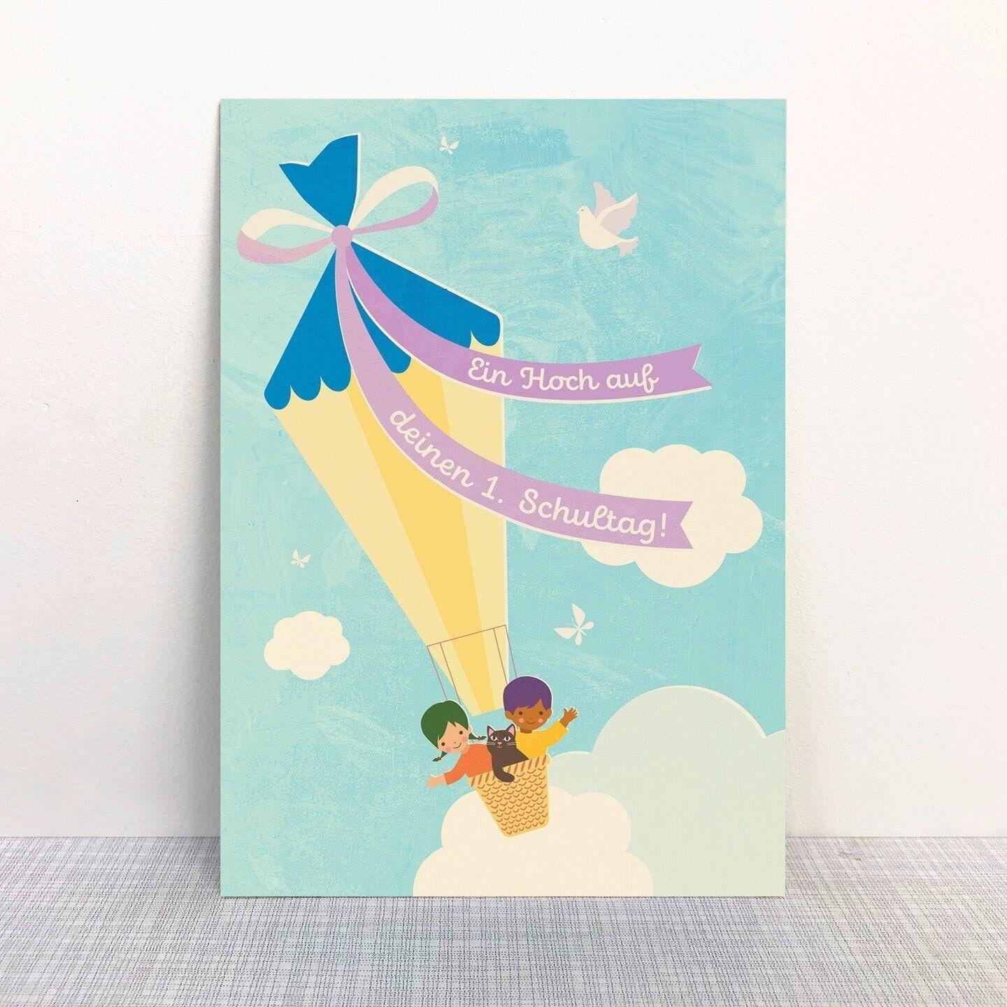 Globo escolar postal