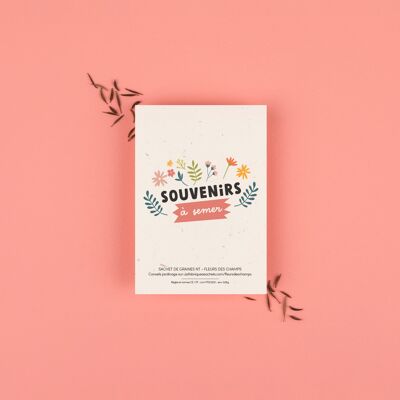 Souvenirs to sow - Packet of wildflower seeds
