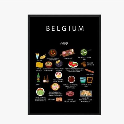 Poster of Belgium Food