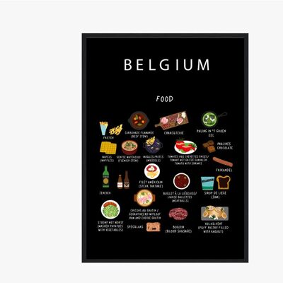 Poster of Belgium Food