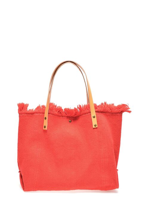 SS22 RC 601T_ROSSO_Top Handle Bag