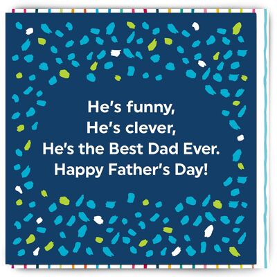 Funny Father's Day Card - Father's Day Best Dad Ever