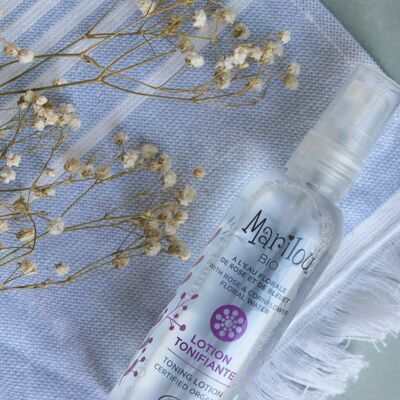 Toning Lotion with Organic Cornflower Floral Water