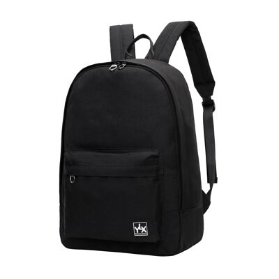 YLX Klassischer Rucksack | Schwarz | High-school Schüler