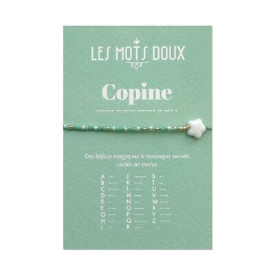 Bracelet Enfant code morse : Copine