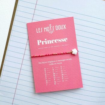 Bracelet Enfant code morse : Princesse 2