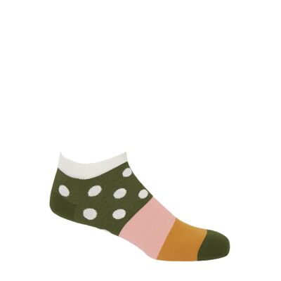 Mayfair Men's Trainer Socks - Cream
