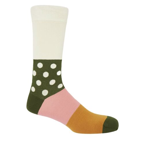 Mayfair Men's Socks - Cream