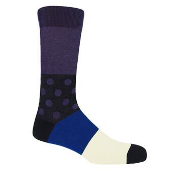 Chaussettes homme Mayfair - Violet 1