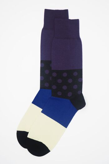 Chaussettes homme Mayfair - Violet 2