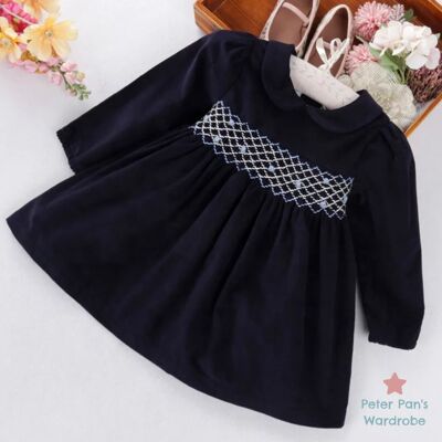 Aurora Dress -Navy