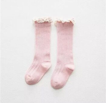 Chaussettes Laceby - rose 2
