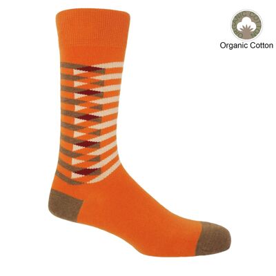 Symmetry Organic Herren Socken - Orange
