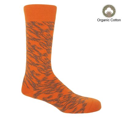 Calzini da uomo organici Pandemonium - Arancione