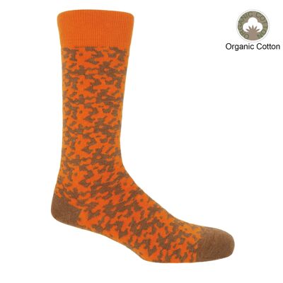 Calzini da uomo organici Maelstrom - Arancione