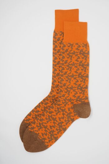 Chaussettes Homme Maelstrom Bio - Orange 2