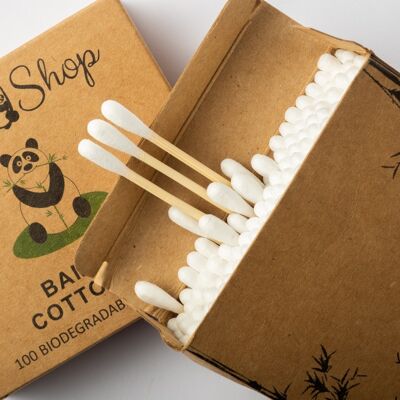 cotton buds made of bamboo