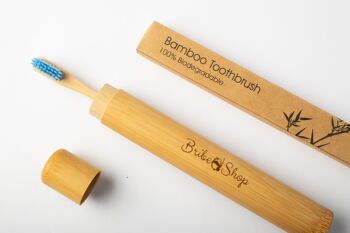 Étui de voyage pour brosses à dents en bambou 1