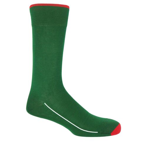 Square Mile Men's Socks - Emerald
