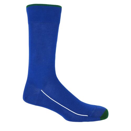 Square Mile Men's Socks - Cobalt
