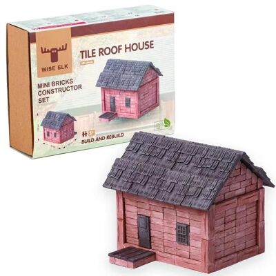 Casa con tetto in tegole Wise Elk™ | 280 pezzi - Giocattoli e artigianato