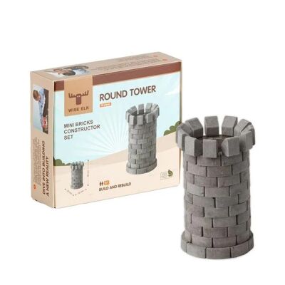 Wise Elk™ Round Tower | 90 pcs. - Toys and crafts