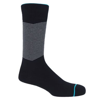 Chevron Herrensocken - Onyx