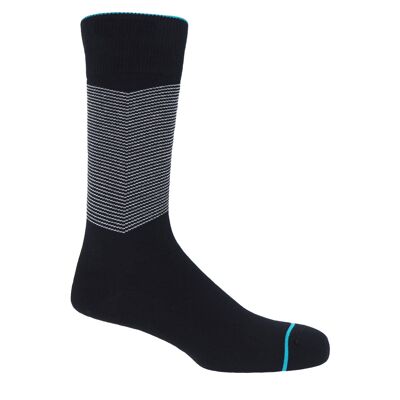 Chevron Men's Socks - Onyx