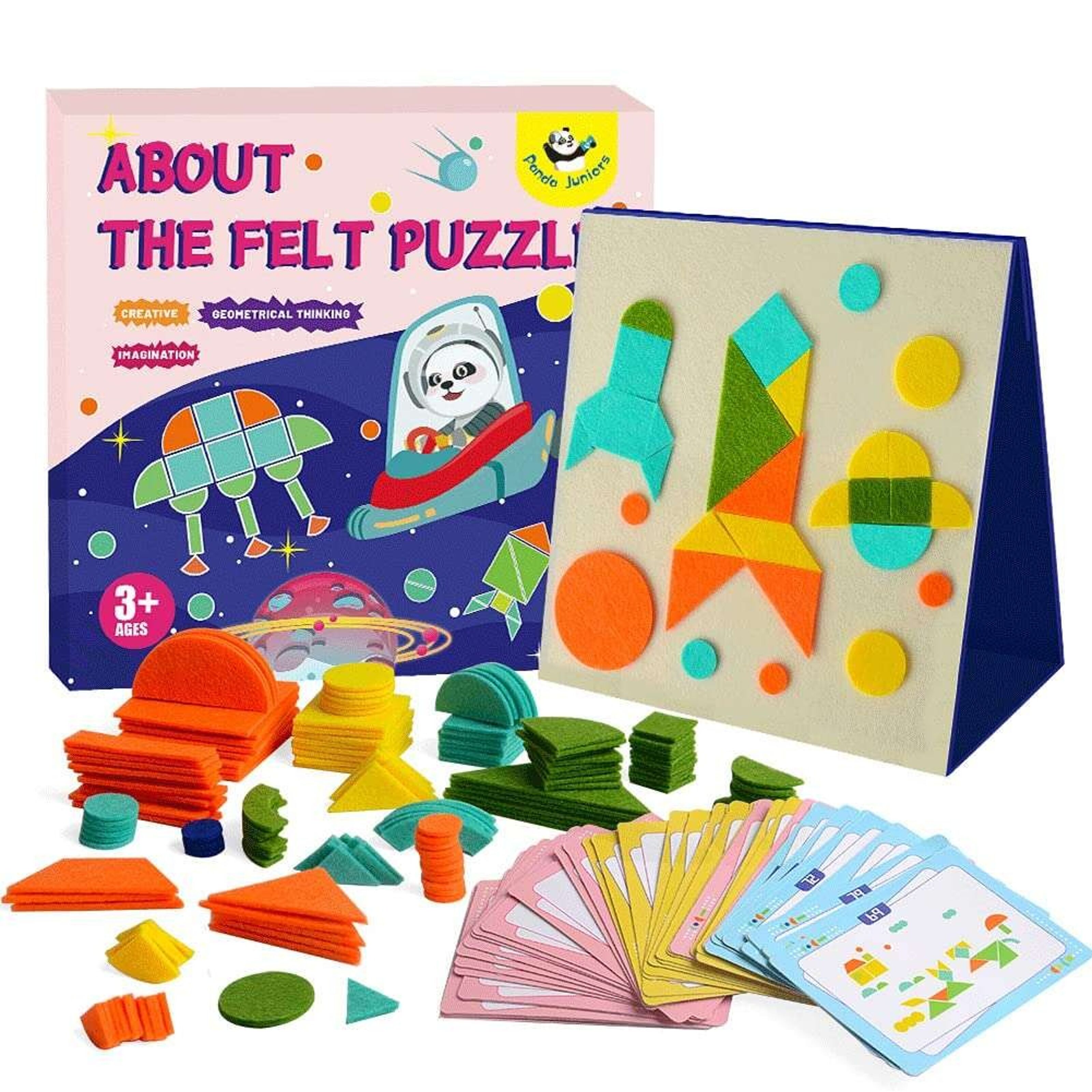Felt Stories Activities Kits, Foldable Felt Flannel Board , Car