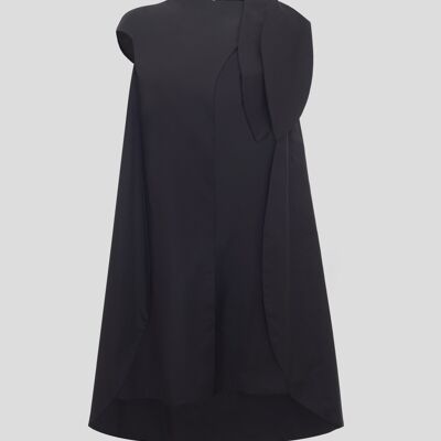 VESTIDO CAMISERO PETALO NEGRO