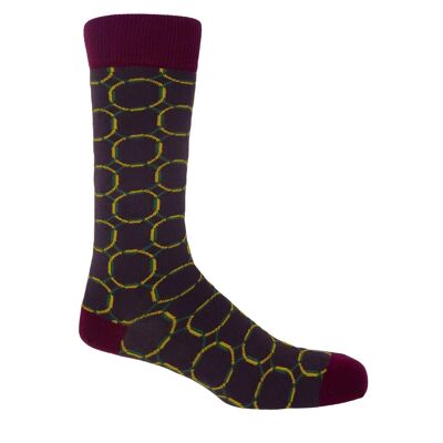 Chaussettes Homme Linked - Violet