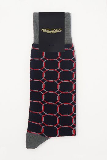 Chaussettes Homme Linked - Noir 3