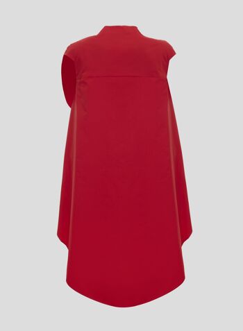 ROBE CHEMISE PÉTALE ROUGE 2