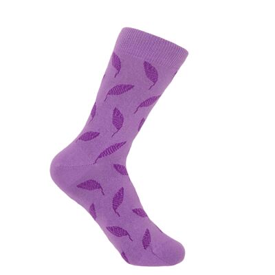 Calcetines Mujer Leaf - Violet