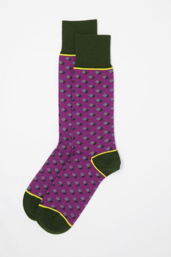 Chaussettes Homme Disruption - Violet 2