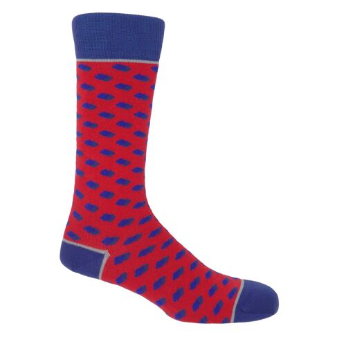 Disruption Men's Socks - Scarlet