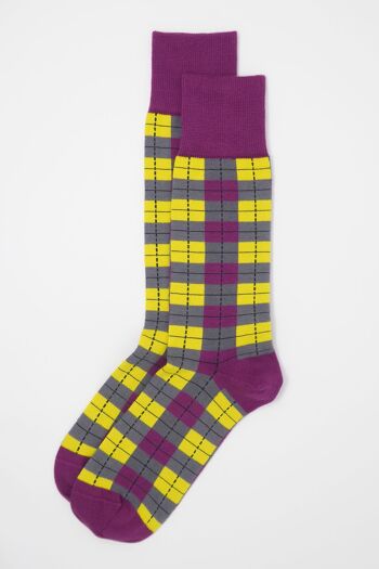 Chaussettes homme Checkmate - Neon 2