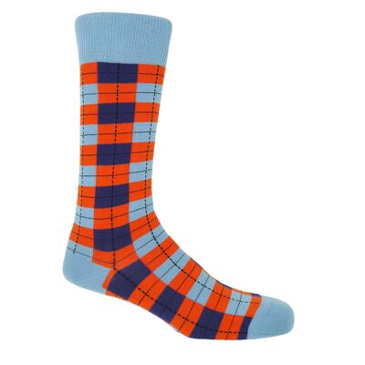 Chaussettes Homme Checkmate - Sky