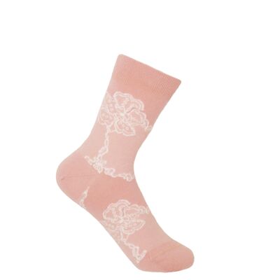 Delicate Women's Socks - Soft Pink